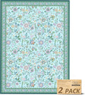 Washable Pee Pads for Dogs, 2 Pack Super Absorbent Reusable Puppy Pads with Colorful Flowers Patterns for Potty Training, Floor, Couch, Bed, and Crate,18"x 24"