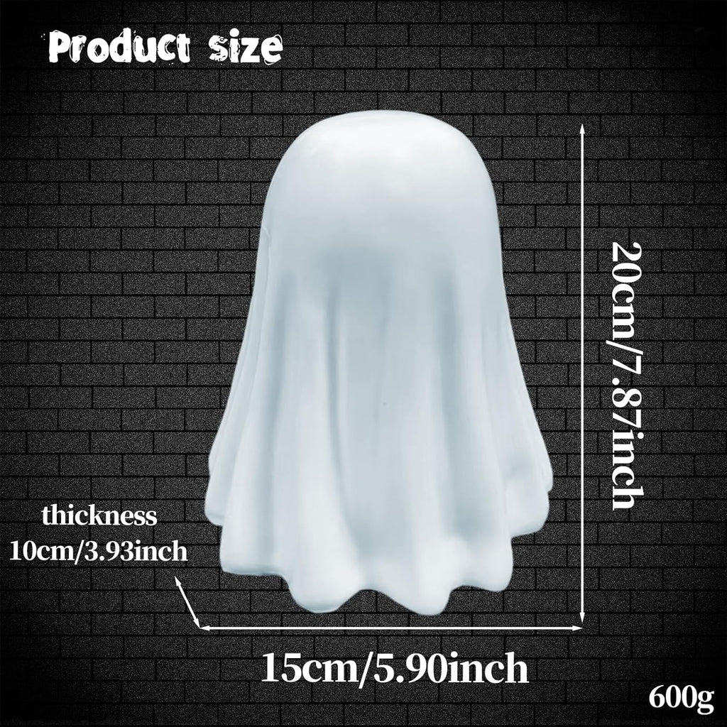 babyye Halloween Ghost Figurine, Spooky Resin Finger Statue, Porch and Indoor Spooky Home Halloween Decorations Indoor