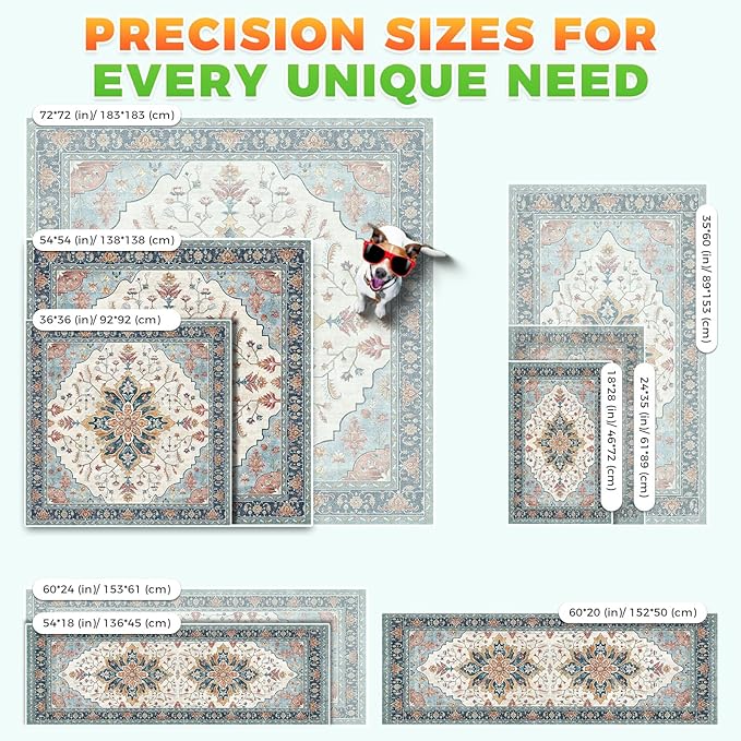 Hompet 2 Pack Super Absorbent Dog Door Mat for Muddy Paws, Washable Pee Pads for Dogs, Reusable Puppy Training Pads, Quick Dry Non-Slip Pet Entryway Rug, Leak-Proof Potty Pad for Indoor Floors 36x36