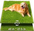Hompet Artificial Grass for Dogs, 45"x27.5", Professional Dog Grass Mat, Easy to Clean with Drainage Holes, Potty Training Pad and Replacement Fake Grass Turf, Outdoor Rug Patio Lawn Decoration
