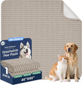 Washable Pee Pads for Dogs, Reusable Puppy Pads Dog Pads, Non-Slip Dog Pee Pads, Leakproof Pet Pee Pads Wee Wee Pads for Dogs. (Brown, 40"x60"(Pack of 1))
