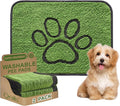 Reusable Dog Pee Pads, Washable Puppy Pads, Leak-Proof 18"x24" 2 Pack | Super Absorbent And Non-Slip Potty Training Pads, Soft Paw Print Plush Design, Ideal For Crates, Couch, Car Seats & Pet Beds