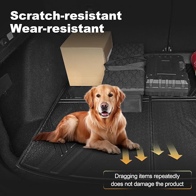 AOMSAZTO Cargo Mat Fit for BMW X5 2026 2025 2024-2019 ONLY 5 Seats (Non 45e & 7-Seats Models), TPE All Weather Rear Trunk Liner for BMW X5 G05 Accessories