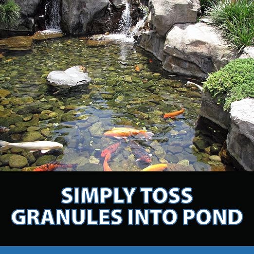 CrystalClear ParaSalt Outdoor Pond & Water Garden Rock Salt Crystals, Fish Parasite Control, Beneficial Stress Reducing & Slime Coat Treatment, Natural Aquatic Additive, Koi, Plants & Pet Safe, 20 lbs