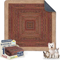 Washable Pee Pads for Dogs, Reusable Puppy Potty Training Pads, Ultra-Absorbent Thick Waterproof Leak-Proof Non-Slip Pads & Mat for Crate, Playpen, Floor, Whelping & Housebreaking , 1 Pack 72"x72"