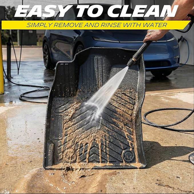 Michelin Vehicle Mats, Premier Series All-Weather TPE Custom Fit Liner for Honda Accord Gasoline & Hybrid 2023-2027 Floor Mats B(3 Piece)