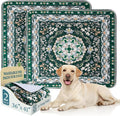 Homimp Washable Pee Pads for Dogs, 2 Pack Reusable Puppy Pads Waterproof, Absorbent and Leakproof Dog Pee Pads, Non Slip Puppy Training Pads, Pet Mat for Floor, Crate, Couch, Whelping,Green, 36"x41"