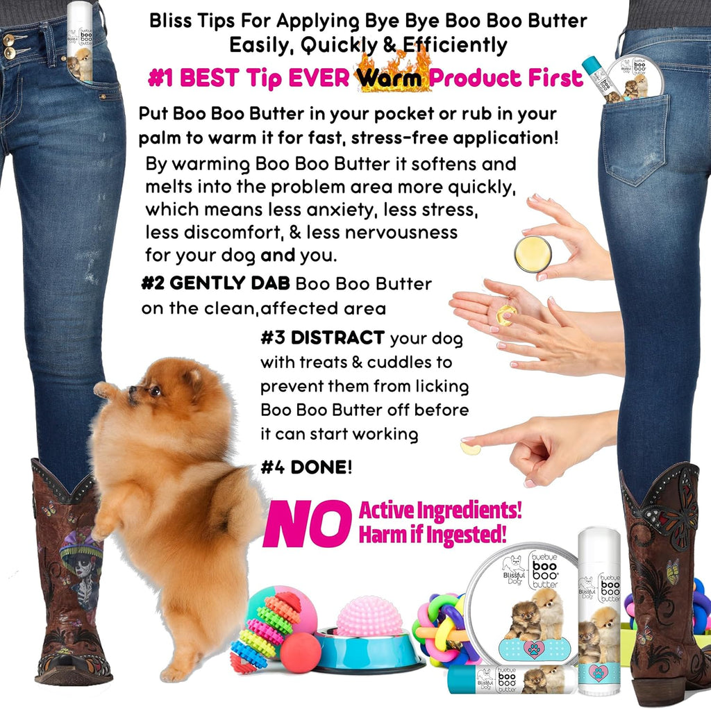 The Blissful Dog Pomeranian Boo Boo Butter, 16 oz.