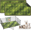 Washable Pee Pads for Dogs, Reusable Puppy Potty Training Pads, Ultra-Absorbent Thick Waterproof Leak-Proof Non-Slip Pads & Mat for Crate, Playpen, Floor, Whelping & Housebreaking , 2 Pack 24"x48"