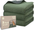 Bunlitent Washable Puppy Pads, 72'' x 72'', 3 Packs, Green, Extra Large | Non-Slip, Quick-Dry, Waterproof, Reusable, Quick Dry, For Puppy Senior Dog Incontinence Whelping