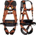 Warthog Comfort MAXX - Safety Harness for Construction – Fall Protection Equipment with Removable Belt and Lumbar Support, Side D-Rings, and Padding, OSHA & ANSI Compliant (S-M)