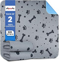 Washable Pee Pads for Dogs 2 Packs 60’’ x 60’’ Reusable Puppy Pads Waterproof Heavy Duty Training Pads for Large Dogs Indoor Puppy Potty Training
