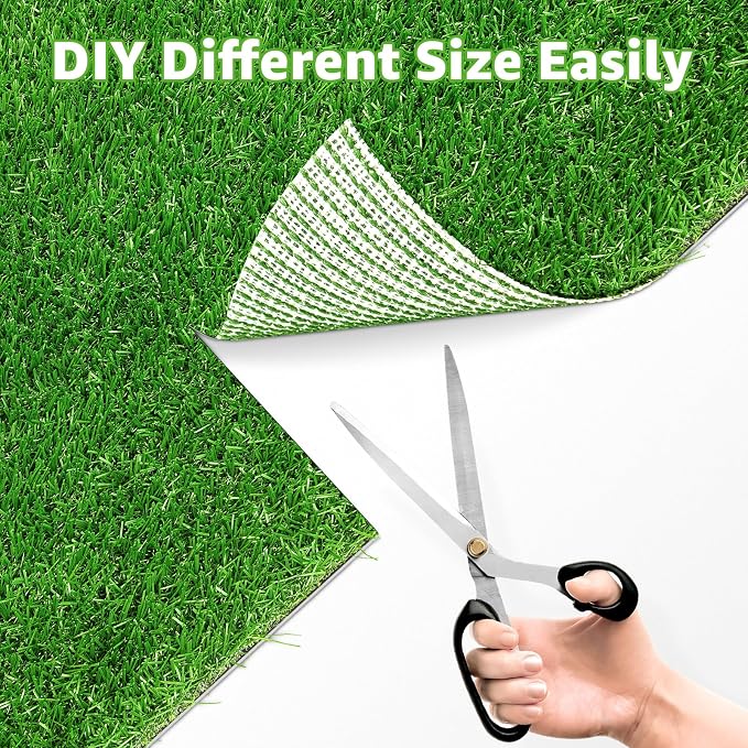 Artificial Grass Pad 59"x 39.4" 1 Pack, Fake Grass Mat Potty Training | Easy to Clean, with Drainage, Reusable, Realistic, Pet Friendly, Turf Grass Mat, for Apartment, Balcony, Indoor Outddor Use