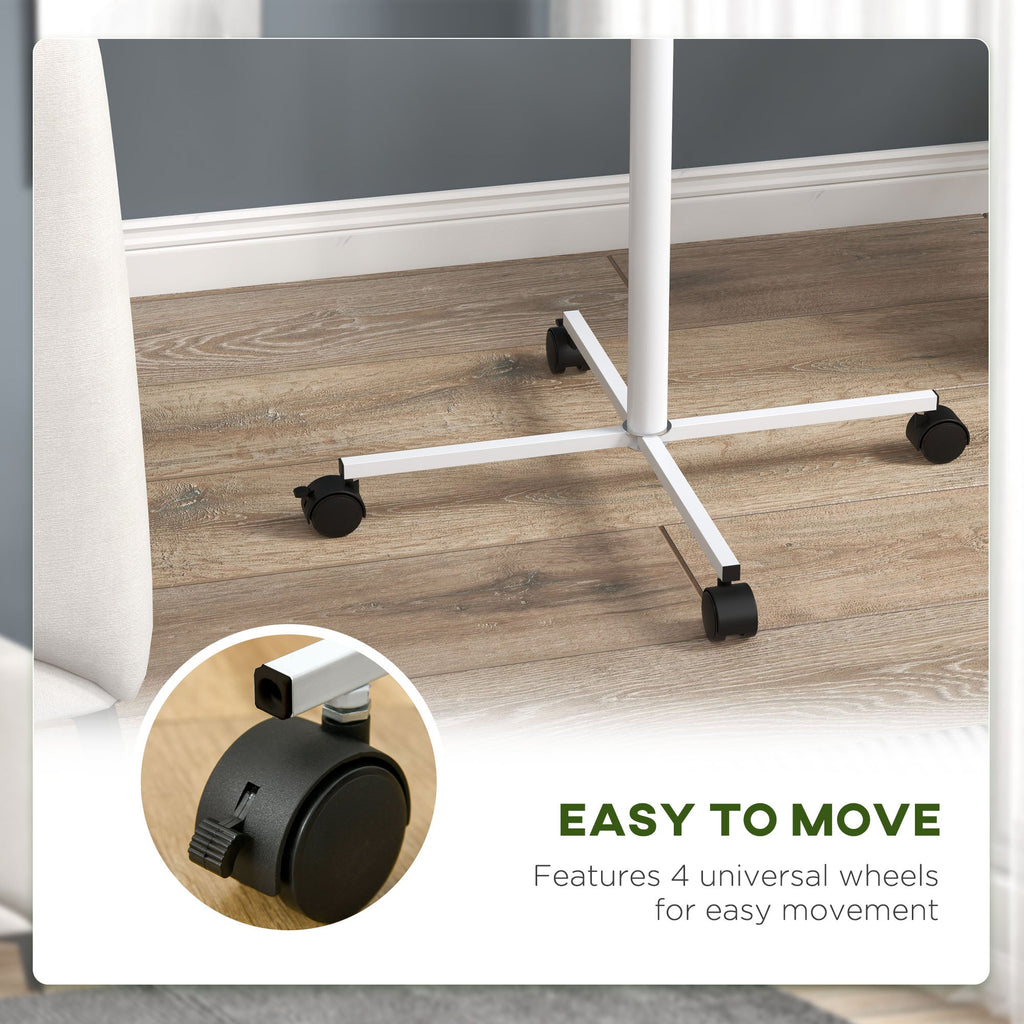 Bird Stand with Wheels, Perches, Feed Bowls, Round Tray for Parrot