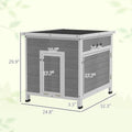 Duck Coop With Openable Roof