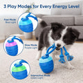 2026 Upgraded Smart Interactive Dog Toy Ball Boosts Intelligence Fitness For Small Medium Large Dogs Fits Indoor Hardwood Floors Outdoor Carpet Randomly Comes With 1 Spare Chew Rope