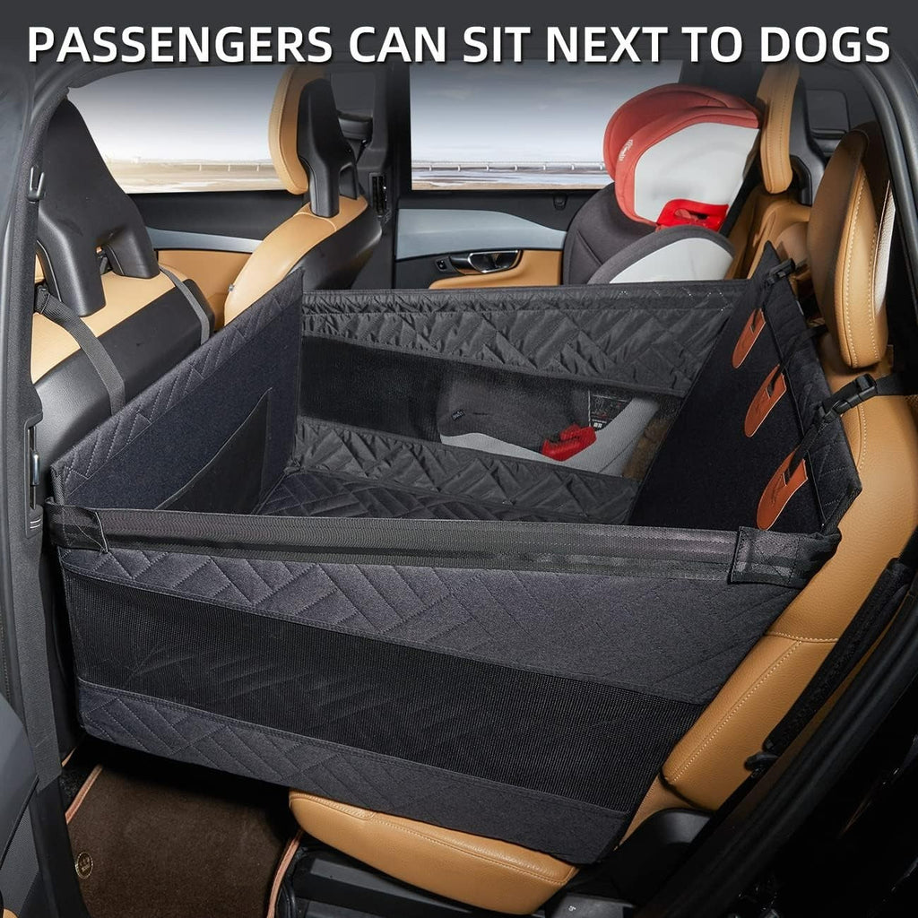 Hard Bottom Dog Cat Car Seat For Large&Medium Pet Booster Back Seat Extender