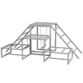 Chicken Roost Toys for Chickens Hens, Coop Accessories with Wood Stand, Ladder Platforms, for 10-15 Chickens