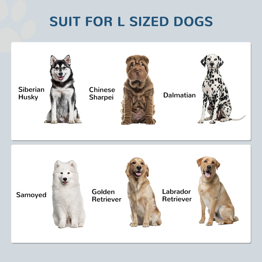 Dog Food Storage Cabinet with Bowls & Dog Feeding Station, Gray