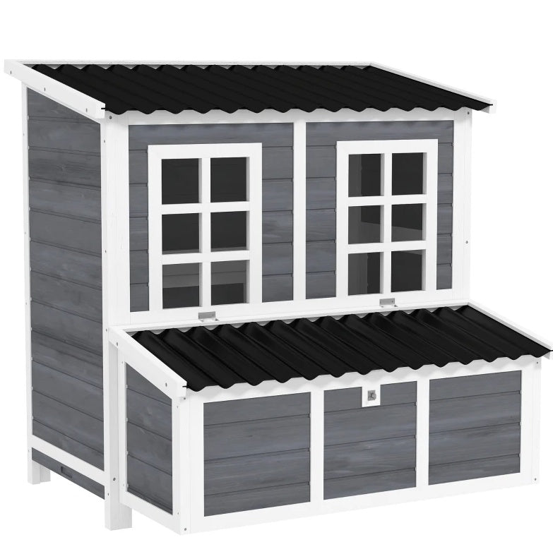Wooden Pet Coop With Nesting Box