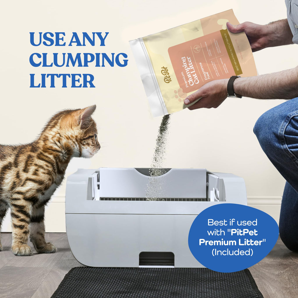 Smart Cat Litter Box Cat Litter Box Wide Opening